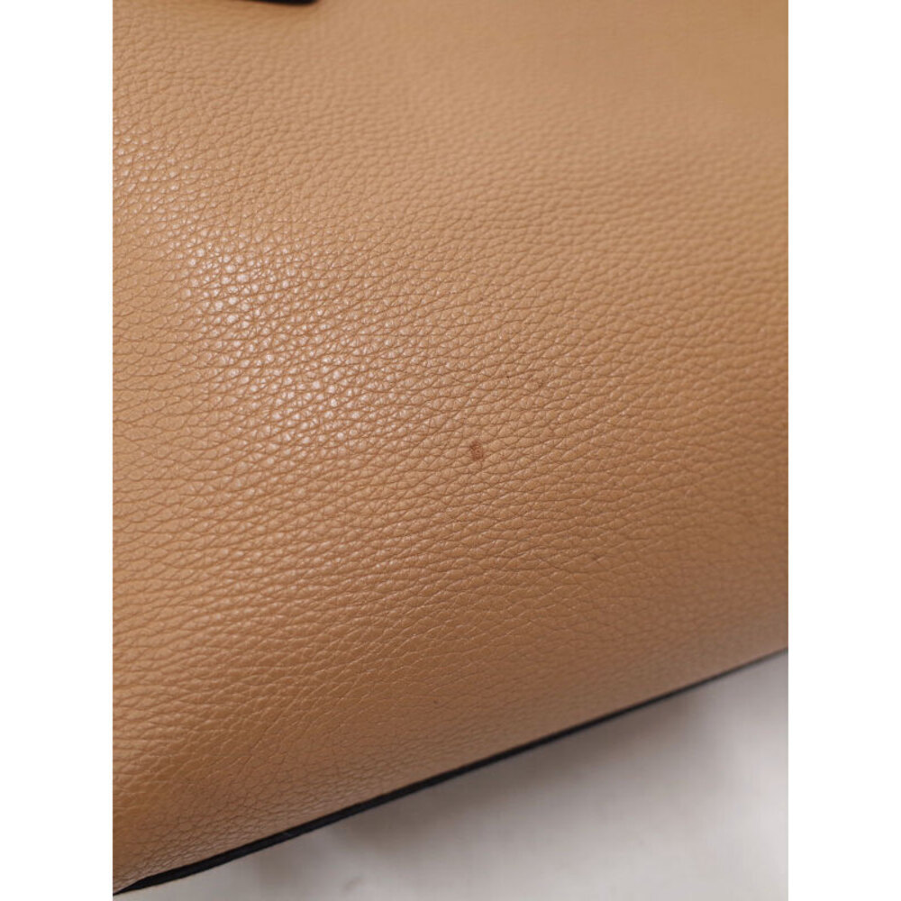Prada Vitello Phenix Side Zip Shopper Tote brown pebbled leather - Picture 8 of 9